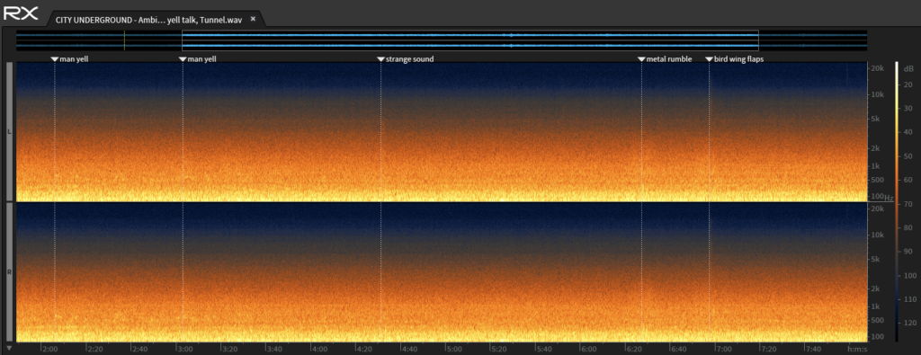 Izotope RX Markers