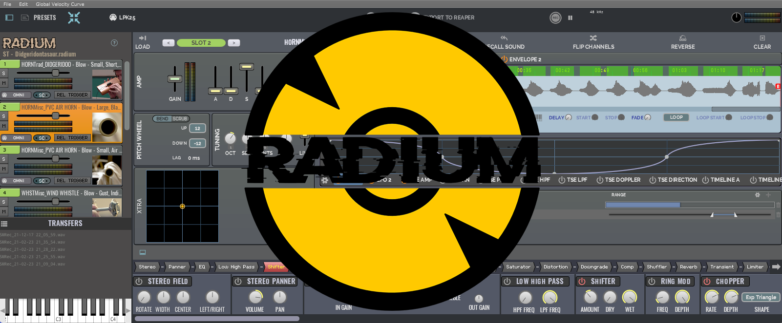 strange instruments radium patches